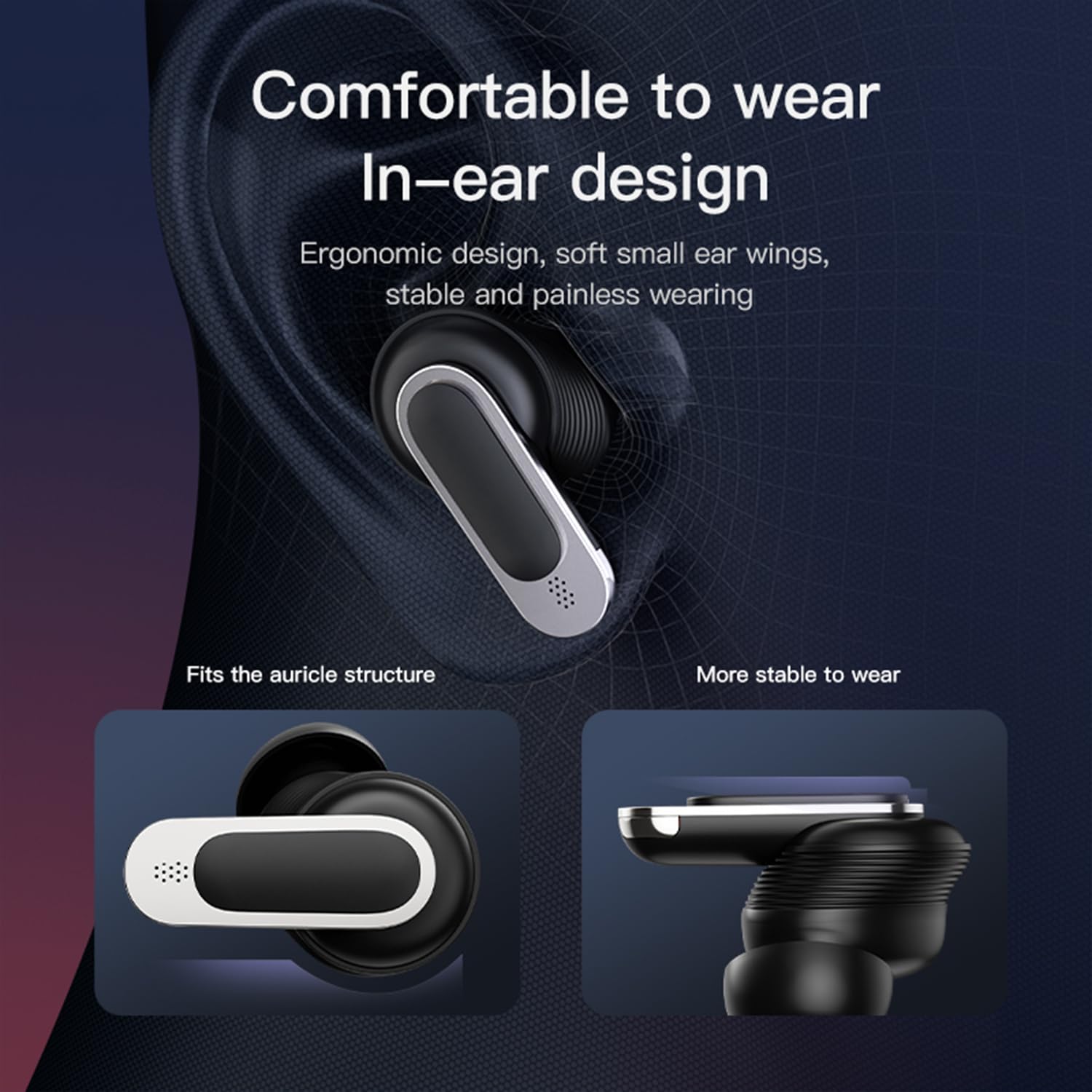 Touch Screen Airbuds 2Pro + True Wireless in Ear Earbuds with Mic , Fast Charging, IPX 4.0 Sweat Proof, BT v5.3