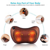 Electronic Neck Cushion Full Body Massager with Heat for pain relief Massage Machine for Neck Back Shoulder Pillow Massager - Swiss Relaxation therapy (Brown) askddeal.com