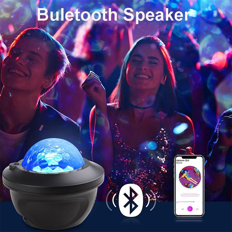 LED Star Galaxy Starry Sky Projector Night Light Built-in Bluetooth-Speaker  For Bedroom Decoration Child Kids Birthd askddeal.com