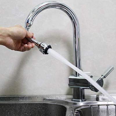 Stainless Steel Turbo Flex 360 Rotate Flexible Kitchen Tap Water Sprayer, Jet Stream/Water Saving Faucet askddeal.com